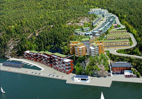 Bild. Projekt utsättning telegrafberget helikopter